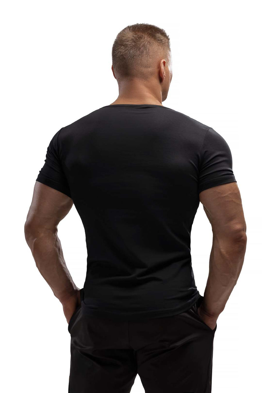 "Classic" Round-Neck T-Shirt Black